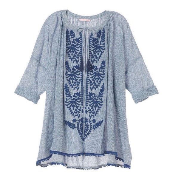Victoria’s Secret Oversized Embroidered Cover Up - Picture 1 of 7